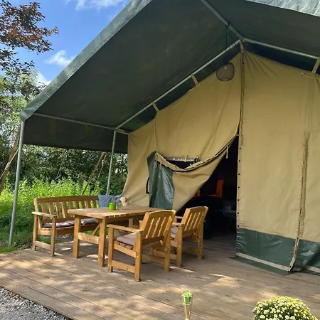 Luxe Safaritent Op Landgoed De Leijen Luxury tent Hensbroek